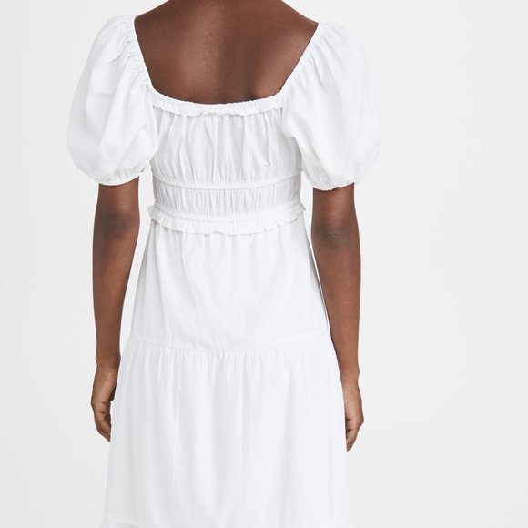 Anthropologie RAHI Poplin Tiered Midi Dress - Picture 4 of 9